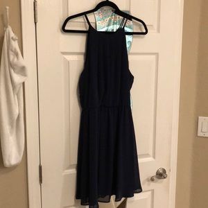 Lush Navy blue dress